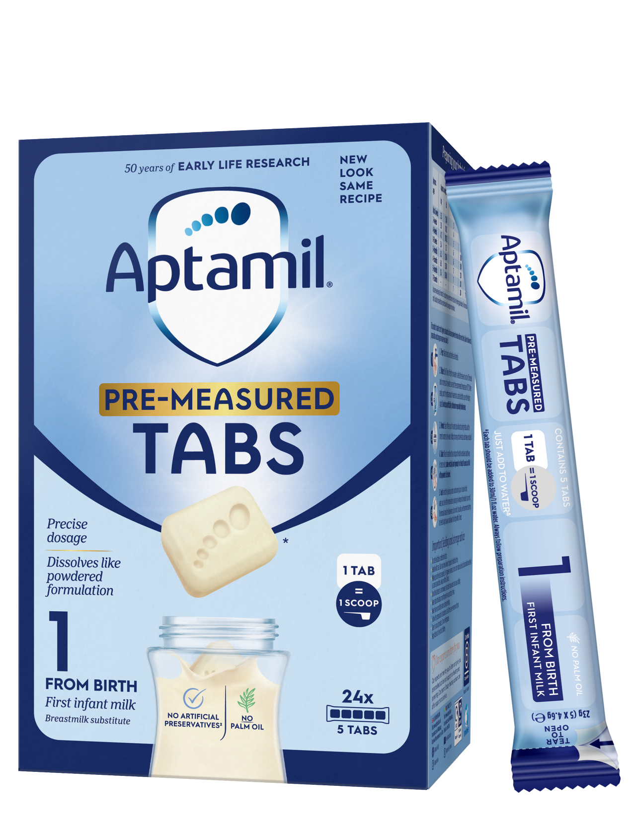 Aptamil First Infant Milk Pre-Measured Tabs