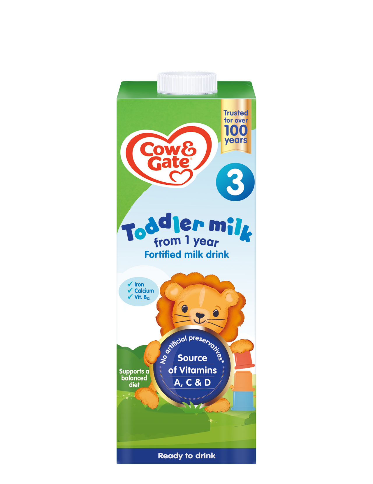 Cow & Gate Toddler milk (1-2 years) (Liquid)