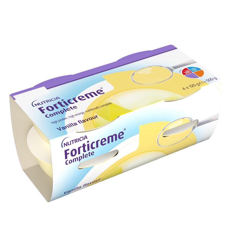 Forticreme Complete 4x125g Vanilla