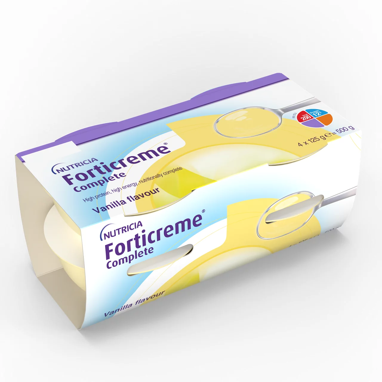 Forticreme Complete 4x125g Vanilla