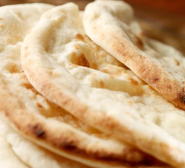 Low protein naan bread