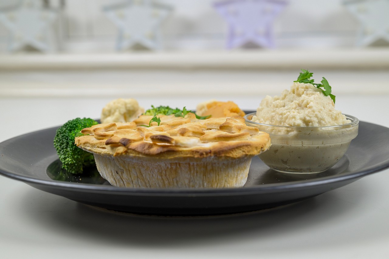 Parsnip and celeriac bake