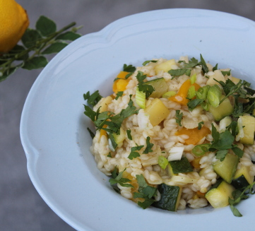 Vegetable risotto